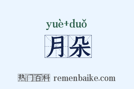 月朵是什么意思的图片